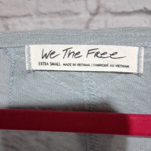 We The Free Light Sage Green Long Sleeve Henley - Picture 3 of 8
